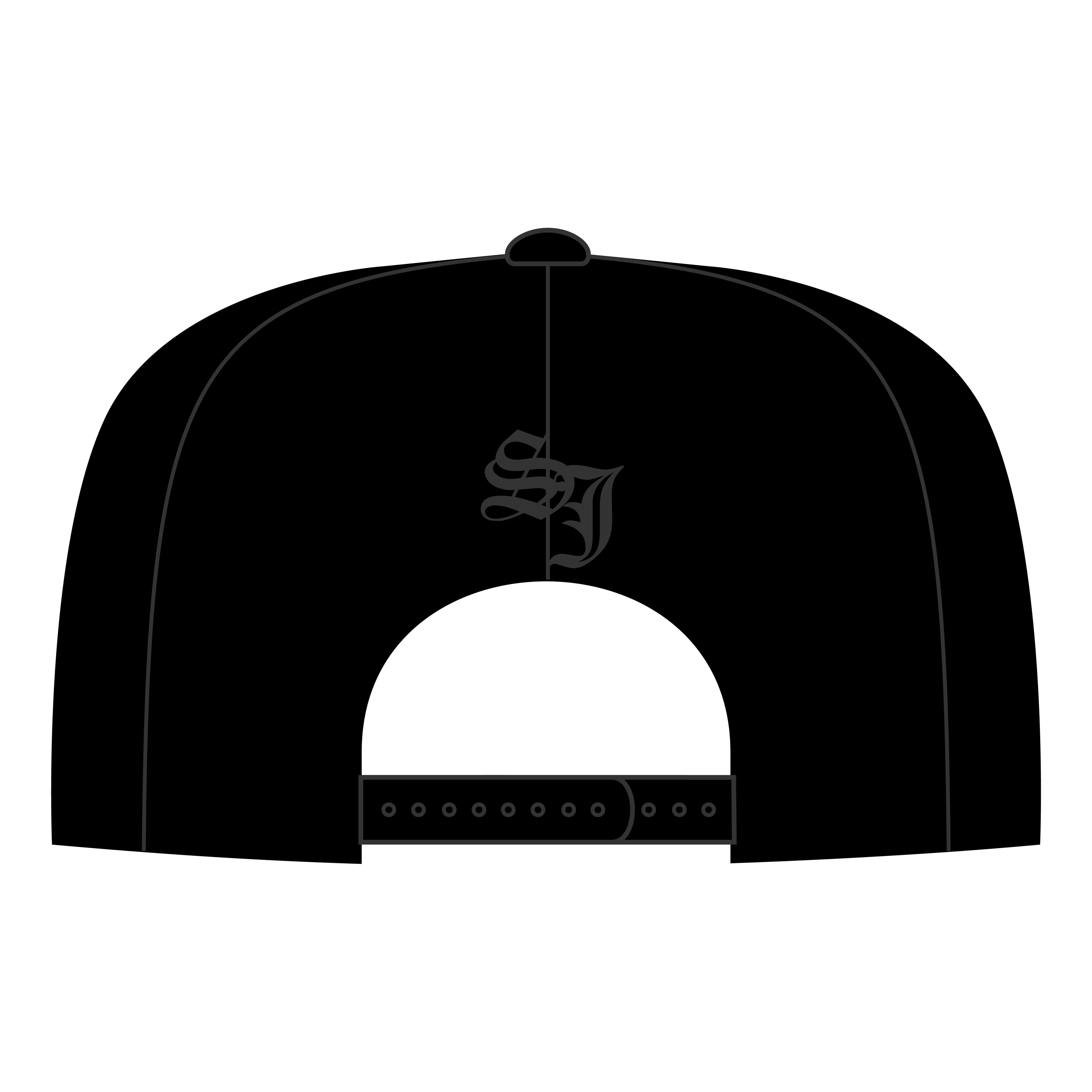 BLK SUEDE BRIM HAT