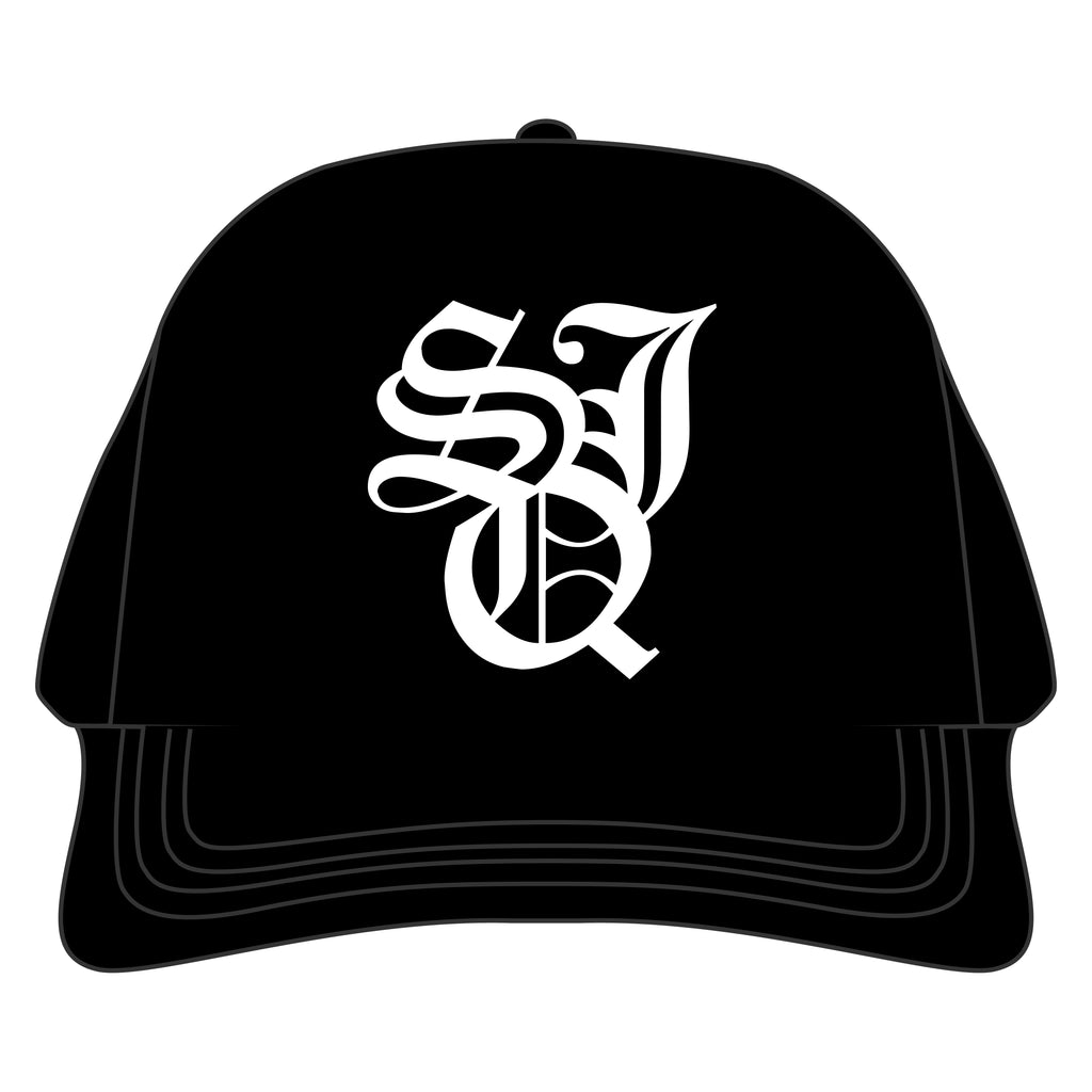 BLK SUEDE BRIM HAT